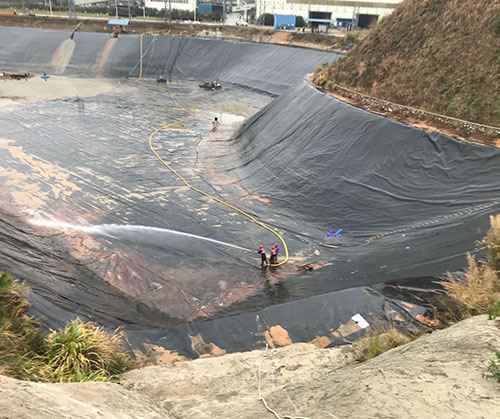 沣渭废水池清理